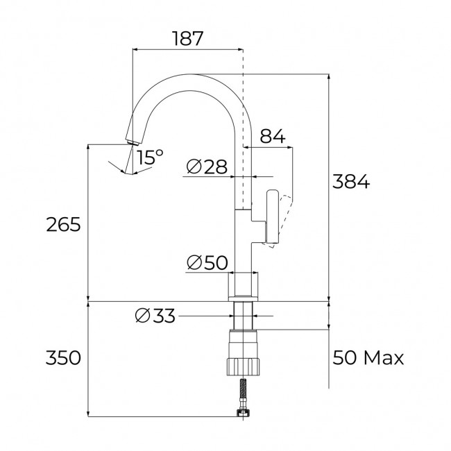 Teka Oval 915 Black