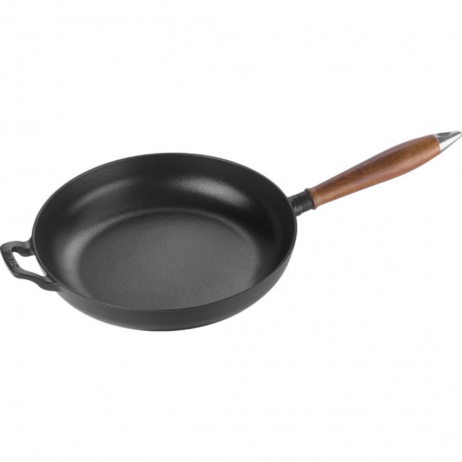 Cast iron frying pan with wooden handle Staub - 28 cm Cast iron frying pan with wooden handle Staub - 28 cm