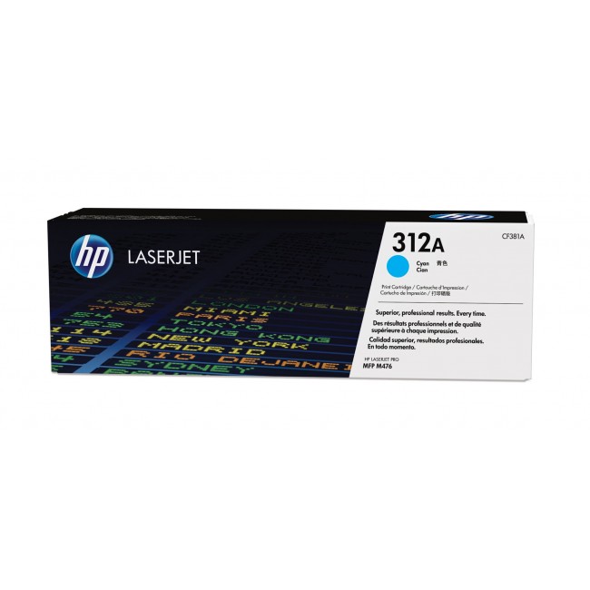 HP 312A Cyan LaserJet Toner Cartridge HP 312A Cyan LaserJet Toner Cartridge