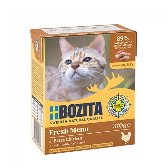 BOZITA Fresh Menu Chicken in jelly - wet cat food - 370g