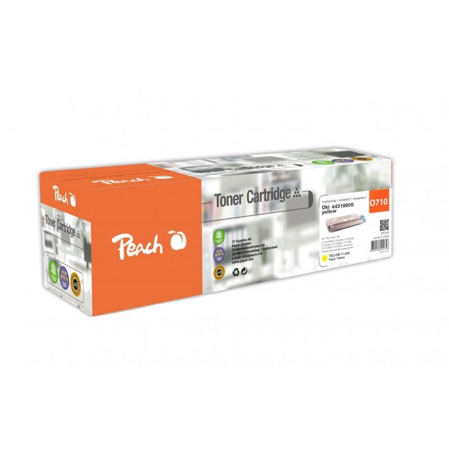 Peach 110602 toner cartridge 1 pc(s) Compatible Yellow