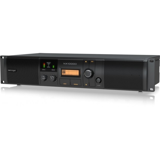 Behringer NX1000D audio amplifier Performance/stage Black