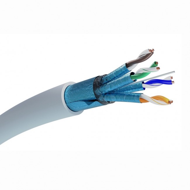 Extralink CAT6A FFTP (F/FTP) INDOOR TWISTED PAIR 100M networking cable
