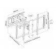 Maclean MC-679 Wall LED / PLASMA / LCD TV bracket - max. 80kg Maclean MC-679 Wall LED / PLASMA / LCD TV bracket - max. 80kg