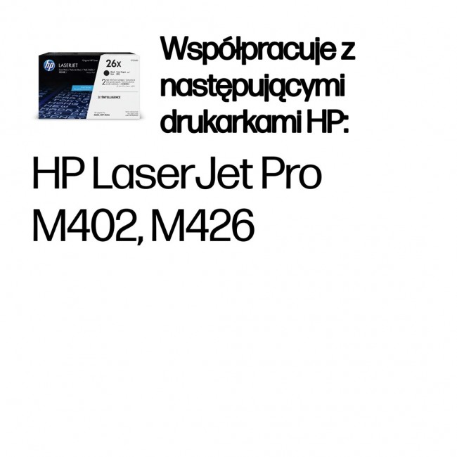 HP 26X 2-pack High Yield Black Original LaserJet Toner Cartridges HP 26X 2-pack High Yield Black Original LaserJet Toner Cartridges