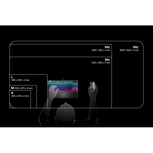 Steelseries QcK Gaming mouse pad Black