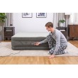Bestway Fortech Air Mattress Queen with Built-in AC Pump and Antimicrobial Coating 2.03 m x 1.52 m x 46 cm