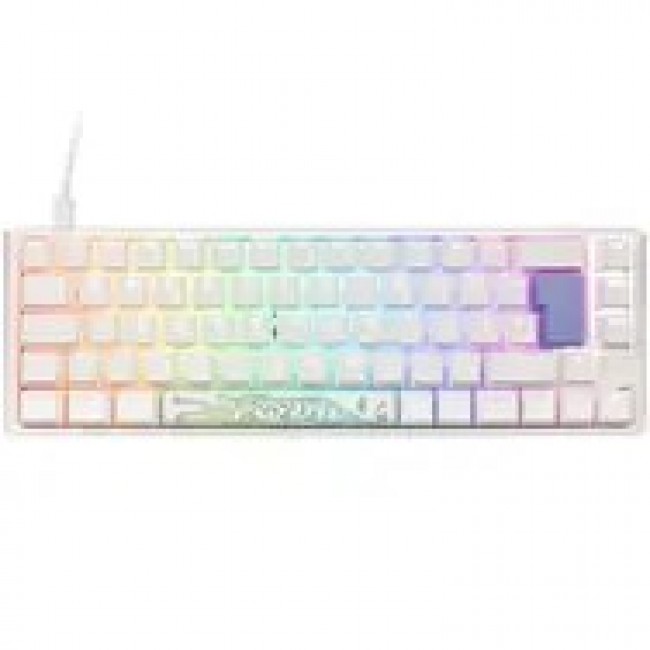 Ducky One 3 Classic Pure White SF keyboard Gaming USB QWERTZ German