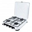 Promis KG400B hob white Countertop Gas 4 zone(s)