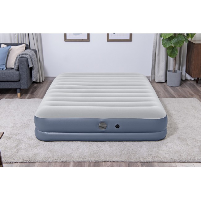 Bestway Tritech Air Mattress Queen with Rechargeable Pump 2.03 m x 1.52 m x 36 cm