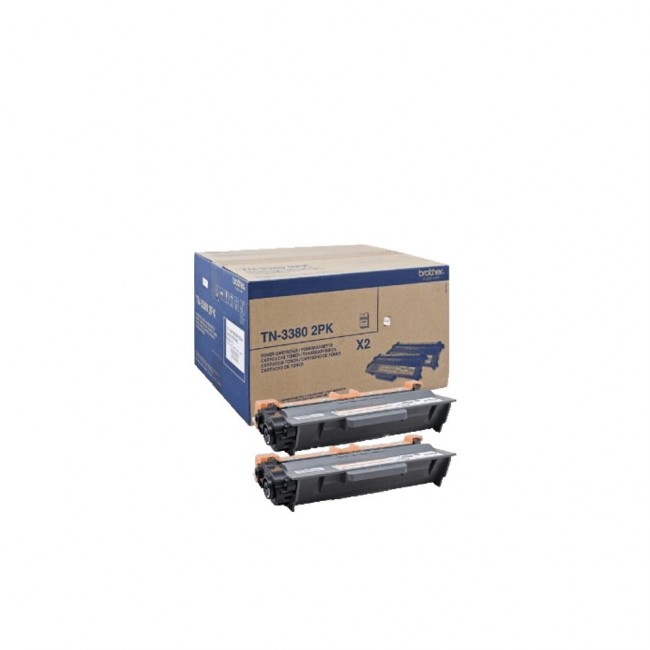 Brother TN-3380TWIN toner cartridge 2 pc(s) Original Black Brother TN-3380TWIN toner cartridge 2 pc(s) Original Black