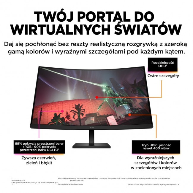 HP OMEN by HP 32c computer monitor 80 cm (31.5