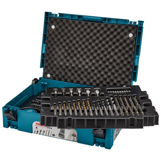 DRILL AND BIT SET 65PCS CASE B-69478 MAKITA DRILL AND BIT SET 65PCS CASE B-69478 MAKITA