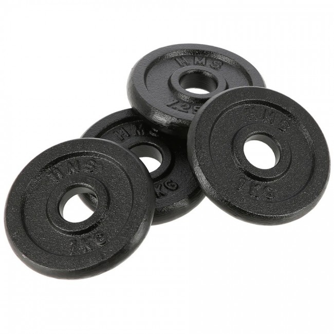 Threaded barbell HMS SG01 7 kg 4 plates Threaded barbell HMS SG01 7 kg 4 plates