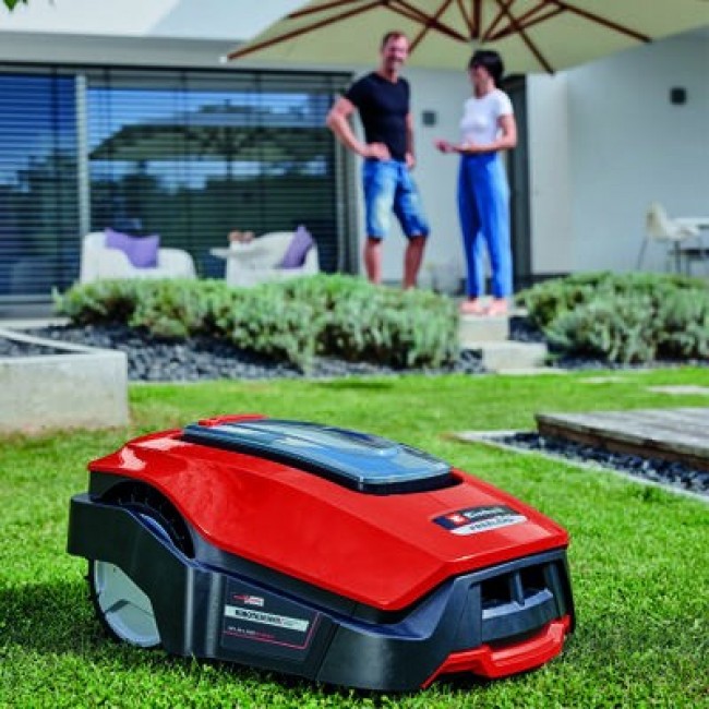 Einhell FREELEXO 1200 LCD BT Robotic lawn mower Battery Red Einhell FREELEXO 1200 LCD BT Robotic lawn mower Battery Red