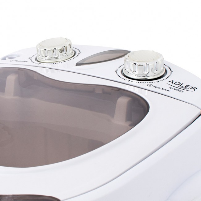Adler AD 8055 washing machine Top-load 3 kg Cream, White Adler AD 8055 washing machine Top-load 3 kg Cream, White