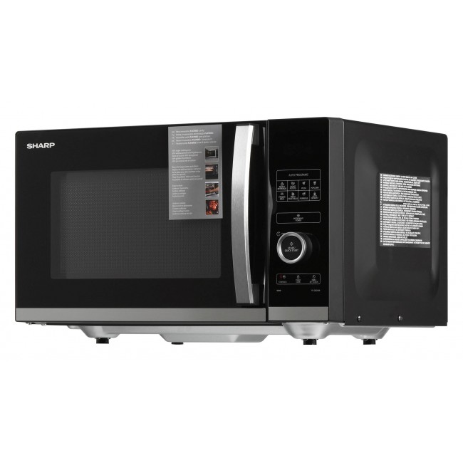 Sharp YC-QS254AE-B microwave Countertop Solo microwave 25 L 900 W Black, Stainless steel Sharp YC-QS254AE-B microwave Countertop Solo microwave 25 L 900 W Black, Stainless steel