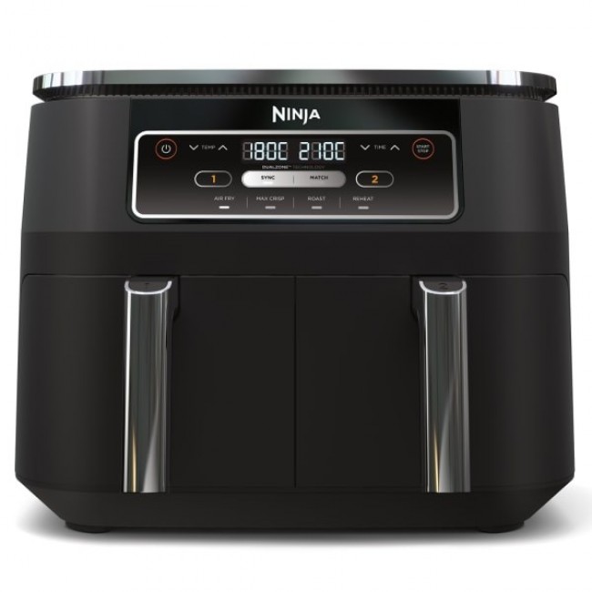 Ninja AF200EU fryer Double 7.6 L Stand-alone 2400 W Hot air fryer Black