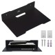 Maclean decoder wall shelf, single, max. 5kg, steel, MC-122 Maclean decoder wall shelf, single, max. 5kg, steel, MC-122
