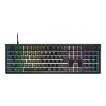 Corsair K55 CORE RGB keyboard Gaming USB QWERTZ German Black