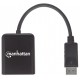 Manhattan DisplayPort 1.2 to 2-Port DisplayPort 1.2 Splitter Hub with MST, 4K@30Hz, USB-A Powered, Video Wall Function, Black, MST Multi-Stream Transport, 3 Year Warranty