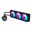 GIGABYTE AORUS WATERFORCE II 360 AIO Liquid CPU Cooler - 3x120mm ARGB Fans, slide-in interlocking mechanism, DAISY-CHAIN, Intel LGA 1851 and AMD AM5 Compatible