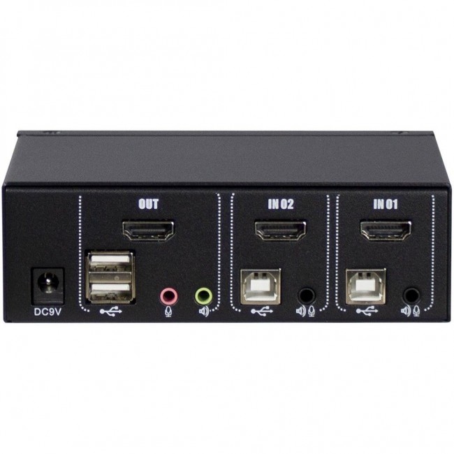 Inter-Tech AS-21HA HDMI KVM switch Black Inter-Tech AS-21HA HDMI KVM switch Black