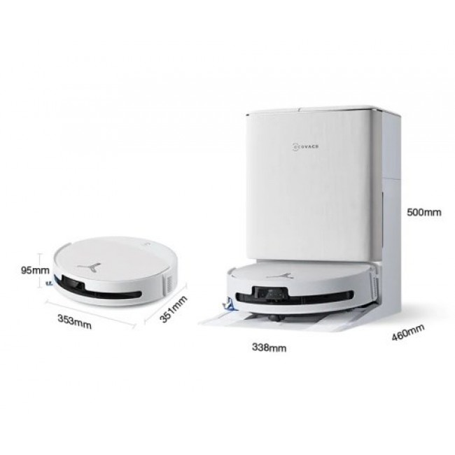 Ecovacs Deebot T90 Omni Robot Vacuum Cleaner 0.25 L White