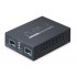 PLANET 2-Port 10G/2.5G/1G/100BASE-X network media converter Black