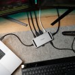 Targus DOCK429GL laptop dock/port replicator Wired USB4 Silver