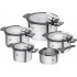 ZWILLING SIMPLIFY 66870-005-0 Pots set Stainless steel 5 pcs. Silver Black