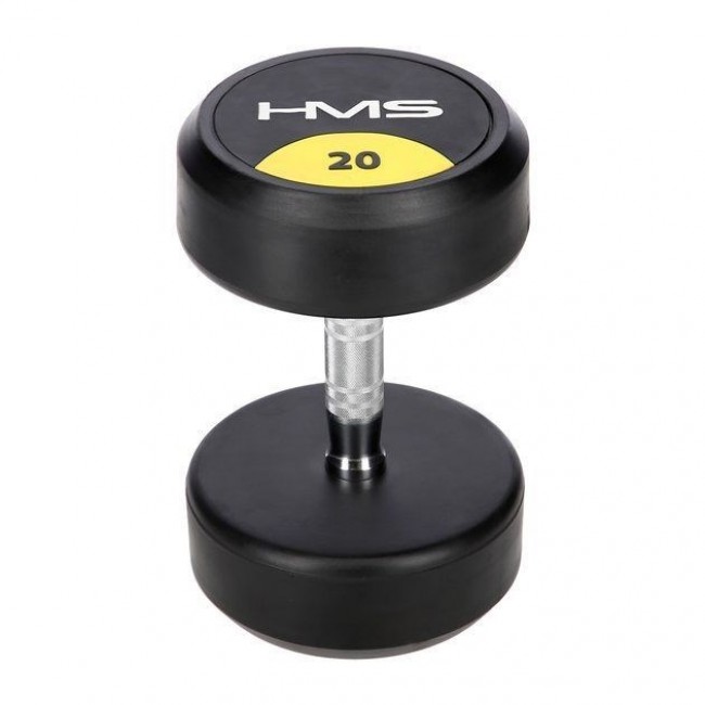 Rubberised dumbbell 20kg HMS HG PRO 20