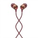 The House Of Marley Smile Jamaica Headset Wired In-ear Calls/Music Red, Wood The House Of Marley Smile Jamaica Headset Wired In-ear Calls/Music Red, Wood