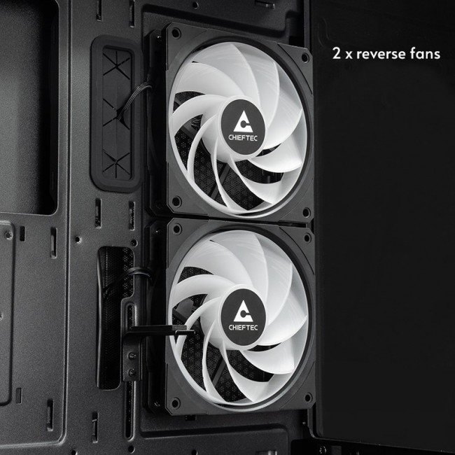 Chieftec GT-01B-OP computer case Midi Tower Black