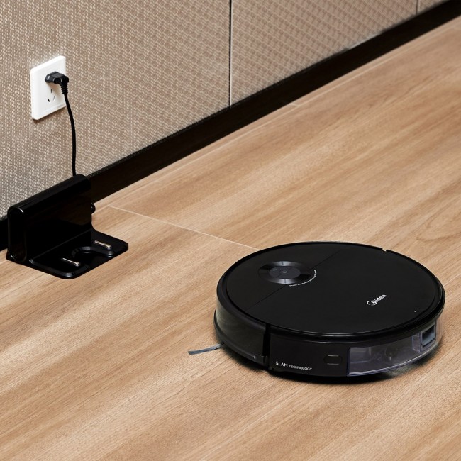 Midea | I5C | Robotic Vacuum Cleaner | Wet&Dry | Operating time (max) 120 min | Lithium Ion | 2600 mAh | Dust capacity L | 4000 Pa | White | Battery warranty month(s) Midea | I5C | Robotic Vacuum Cleaner | Wet&Dry | Operating time (max) 120 min | Lithium Ion | 2600 mAh | Dust capacity L | 4000 Pa | White | Battery warranty month(s)