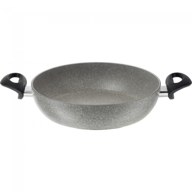 BALLARINI Ferrara deep frying pan with 2 handles 28 cm granite FERG3K0.28D BALLARINI Ferrara deep frying pan with 2 handles 28 cm granite FERG3K0.28D