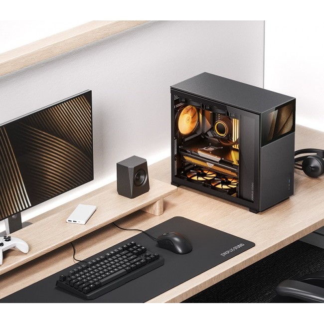 Jonsbo D41 MESH Screen ATX Case, Tempered Glass - black