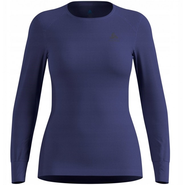 Odlo BL TOP crew neck l/s ACTIVE WARM long-sleeved thermal underwear, size S, blue Odlo BL TOP crew neck l/s ACTIVE WARM long-sleeved thermal underwear, size S, blue