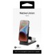 Wireless Qi2 charger 15W for 3 devices (black)