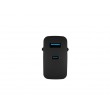 NATEC RIBERA GAN CHARGER 1x USB-A + 1x USB-C 45W BLACK