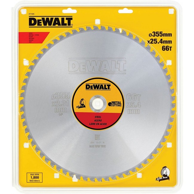 DeWALT DT1926-QZ circular saw blade 1 pc(s) DeWALT DT1926-QZ circular saw blade 1 pc(s)