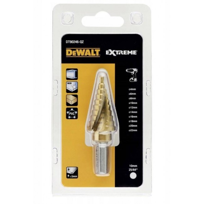 DeWALT DT90246-QZ drill bit Step drill bit