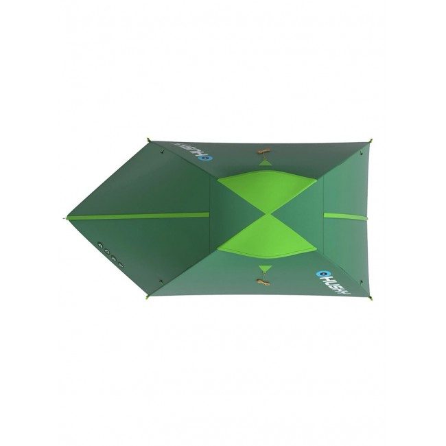 Husky BIZAM 2 PLUS two-person trekking tent, 145 290 120 cm, 3.6 kg, green