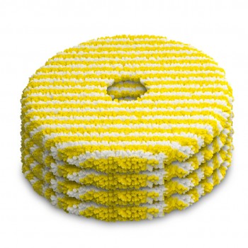 Mop pad set for KARCHER RVM 4 (2.269-130.0) Yellow, White