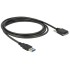 DeLOCK 83599 USB cable USB 3.2 Gen 1 (3.1 Gen 1) 3 m USB A Micro-USB B 5 Gbit/s Black