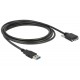 DeLOCK 83599 USB cable USB 3.2 Gen 1 (3.1 Gen 1) 3 m USB A Micro-USB B 5 Gbit/s Black