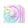 DeepCool FL12 WH-3 in 1 Computer case Fan 12 cm White 3 pc(s)