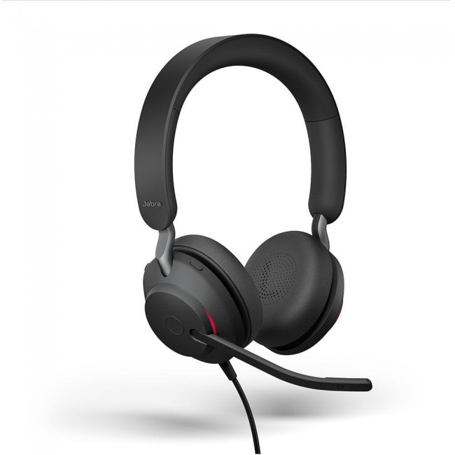 Jabra Evolve2 40 SE Headset Wired Head-band Office/Call center USB Type-C / USB Type-A Black