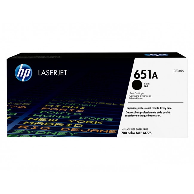 HP 651A Black Original LaserJet Toner Cartridge