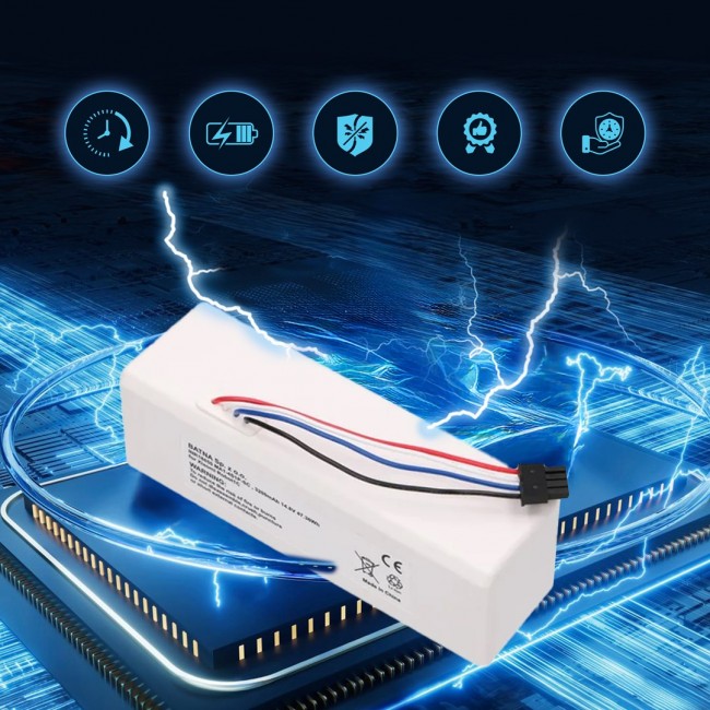 Battery for Xiaomi Robot 1C P1904-4S1P-MM, 3200mAh, 47.36Wh, STYTJ01ZHM Mijia 1C P1904-4S1P-MM (Dreame MC1808)
